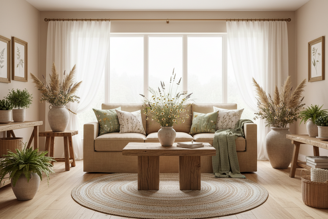 How to Create a Cozy Meadow-Inspired Living Space