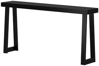 Plank+Beam Classic Console Table, 66 Inch, Black