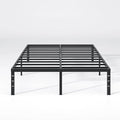 NEW JETO Metal Bed Frame,Queen Size Bed Frame with Storage Space,12 Inch