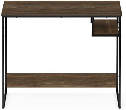 FURINNO Moretti Lifestyle Study Desk, 35 Inches, Columbia Walnut