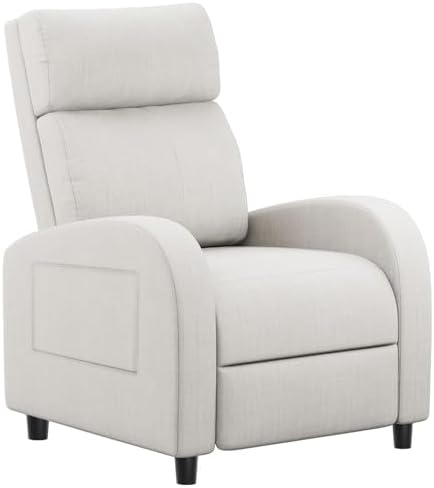 Homall Recliner Chair, Recliner Sofa Fabric for Adults, Beige Recliners