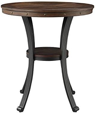 Powell Furniture Franklin Pub Table, Multicolor 36" x 36" x 40"