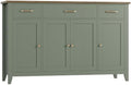 HORSTORS 55" W Buffet Cabinet with Storage, Kitchen Storage Cabinet, Green