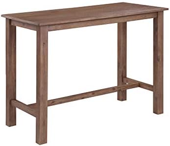 Boraam Sonoma Pub Table [Barnwood Wire-Brush]