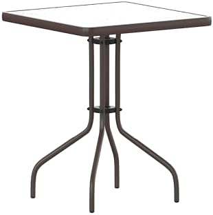 Flash Furniture Metal Square Table