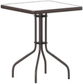 Flash Furniture Metal Square Table