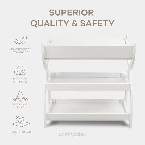 Comfy Cubs Baby Changing Table - Baby Change Table, White