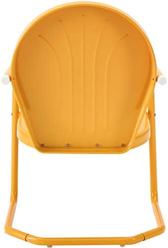 Crosley Furniture Griffith Retro Metal Outdoor Chair
