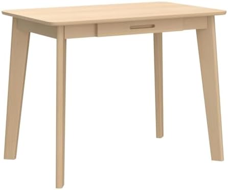 IOTXY Solid Wood Writing Desk - Home Office Laptop Computer Table, Oak