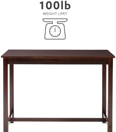 Linon Claridge Dark Espresso 42 inch Height Bar Table