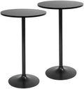 FDW | Bar Table | 40 Inch | Black | Fixed Height Round Table