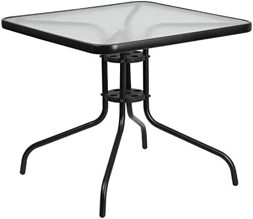 Flash Furniture 31.5 in Metal Square Table
