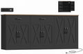 HOSTACK 71" W Kitchen Buffet Cabinet with Storage, Large Coffee Bar Cabinet
