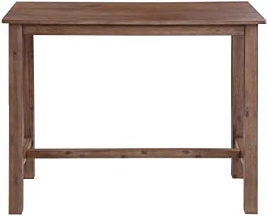 Boraam Sonoma Pub Table - Barnwood Wire-Brush