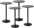 Pearington Pub Table, Jet Black, 4pk