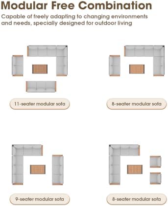 Aluminum Outdoor Patio Furniture Loveseat, All Weather Patio Conversation Sets with Washable Thick Cushion, Morden Patio Furniture Set for Porch, Balcony, Deck, Yard,Gray