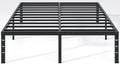 NEW JETO Metal Bed Frame,Full Size Bed Frame with Storage Space,18 Inch