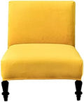 Eco-Ancheng Armless Chair Slipcover Removable Armless Accent Chairs Covers Washable Armless Slipper Chair Slipcover Printed Armless Chair Furniture Protector Covers for Living Dining Room Hotel
