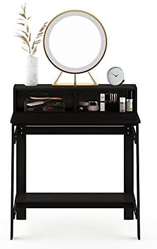Furinno Simplistic 31-Inch Compact Computer Desk, Black Espresso