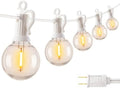 Brightown Outdoor String Lights, 69FT G40 LED IP65 Waterproof Patio Lights