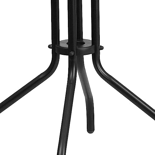 Flash Furniture 23.75 in Round Table, Black