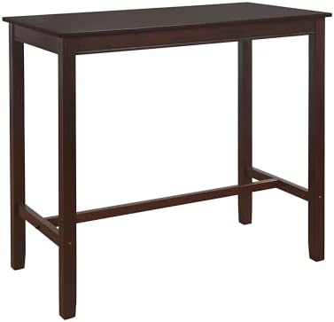 Linon Claridge Dark Espresso 42 inch Height Bar Table