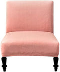 Eco-Ancheng Armless Chair Slipcover Removable Armless Accent Chairs Covers Washable Armless Slipper Chair Slipcover Printed Armless Chair Furniture Protector Covers for Living Dining Room Hotel