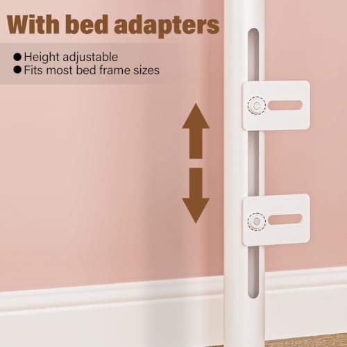 Weehom King Size Headboard Only, Vintage Metal Headboard for King Bed White