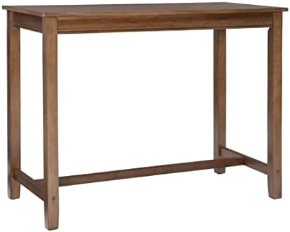Linon Claridge Rustic Wood 36 inch Height Pub Table