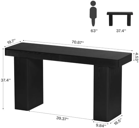Tribesigns 70.9" Extra Long Bar Table, Modern Counter Height Home Bar Table