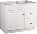 Design House Wyndham Bathroom Vanity, 36", White | , Freestanding, Traditional, Wood, Bath, 597229