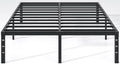 NEW JETO Metal Bed Frame,Full Size Bed Frame with Storage Space,16 Inch