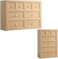 Dresser and Nightstand Sets 2 Piece for Bedroom Set Furniture