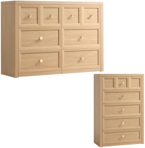 Dresser and Nightstand Sets 2 Piece for Bedroom Set Furniture