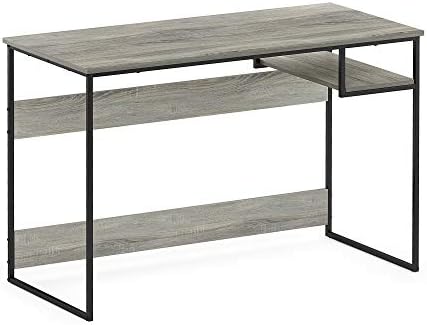 Furinno Moretti Lifestyle Study Desk, 45 Inches, French Oak Grey