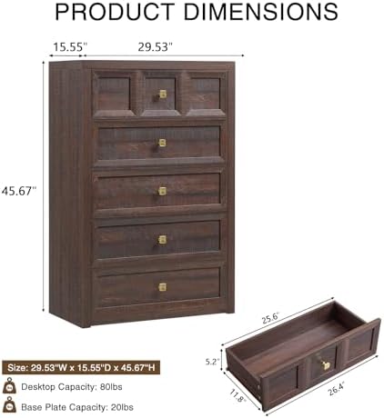 Dresser and Nightstand Sets 2 Piece for Bedroom Set Furniture