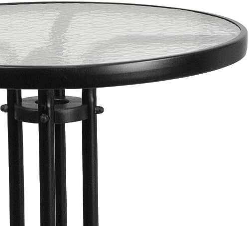 Flash Furniture 23.75 in Round Table, Black