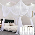 Bed Canopy Curtains Mosquito Net Bed Canopy for Full Queen King Size Bed