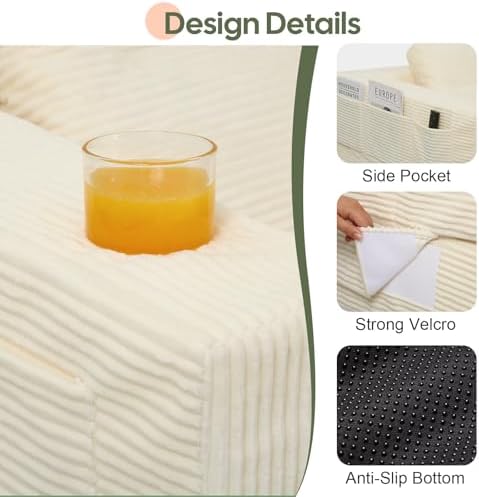 COMAX Futon Sofa Bed, Convertible Sofa Bed, Folding Boneless Couches