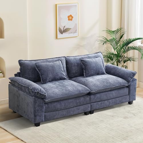 Oprisen 86" Modular Sectional Sofa, Comfy Loveseat Deep Cloud Couch