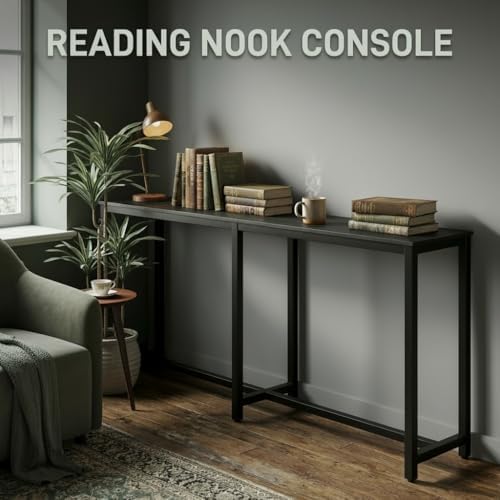 Homleke 71" L Narrow Long Kitchen Dining Bar Table