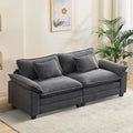 Oprisen 86" Modular Sectional Sofa, Comfy Loveseat Deep Cloud Couch