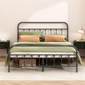 Kujielan Metal Bed Frame King Size,Easy to Assemble,Black