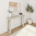 Plank+Beam Classic Console Table, 46 Inch, White Sand