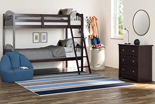 Storkcraft Long Horn Twin-Over-Twin Bunk Bed, Espresso