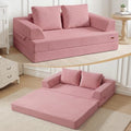 COMAX Convertible Futon Sofa Bed, 59" Folding Boneless Loveseat Small Couch