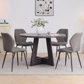 Round Dining Table Set for 4, Kitchen Table and Chairs