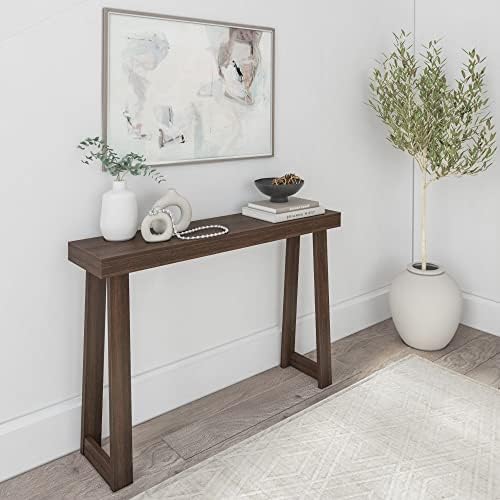 Plank+Beam Classic Console Table, 46 Inch, Walnut