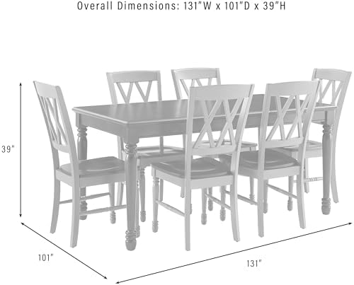 Crosley Furniture Shelby 7-Piece Dining Set