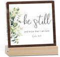 Farmhouse Decor, Acrylic Christian God Home Decorations, Aesthetic Entry Way Table Shelf Decor, Living Room Table Accessories, Boho Office Decorations For Work (06)